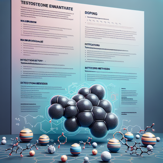 Testosterone enanthate and doping: current regulatory overview