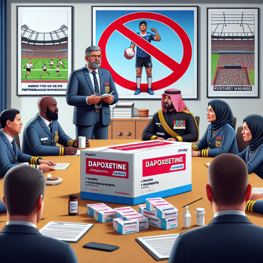 Regulating the use of dapoxetine (priligy) in sports