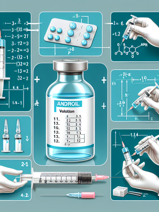 Volume calculation for andriol injections