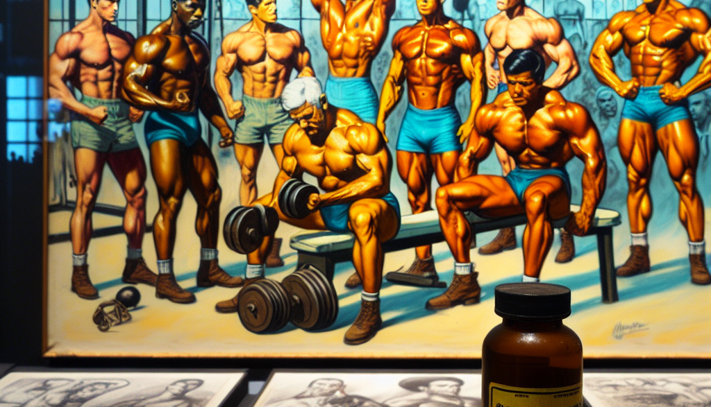 Golden era of bodybuilding and oxandrolone