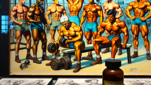 Golden era of bodybuilding and oxandrolone