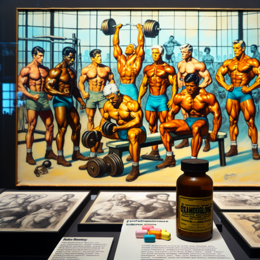 Golden era of bodybuilding and oxandrolone