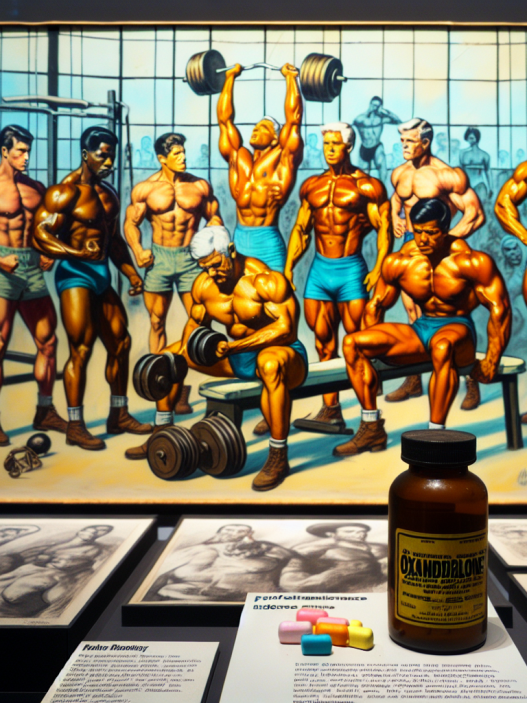 Golden era of bodybuilding and oxandrolone