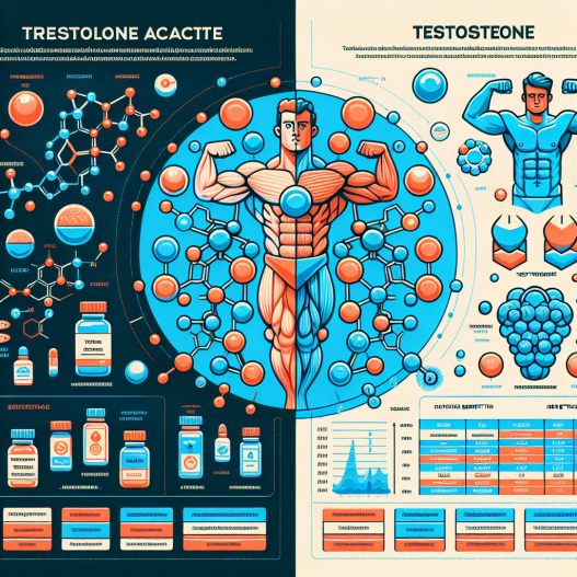 Trestolone acetato vs testosterone: key differences