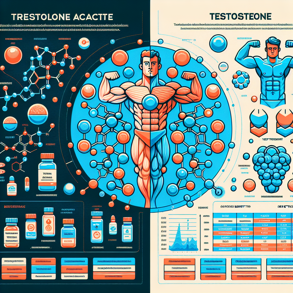 Trestolone acetato vs testosterone: key differences