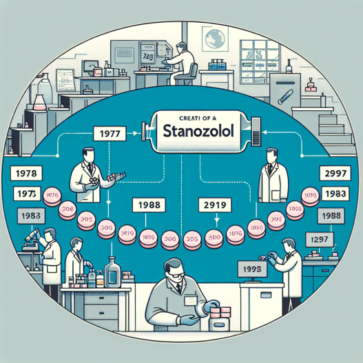 Who created stanozololo compresse and when?