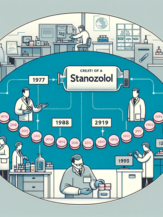 Who created stanozololo compresse and when?