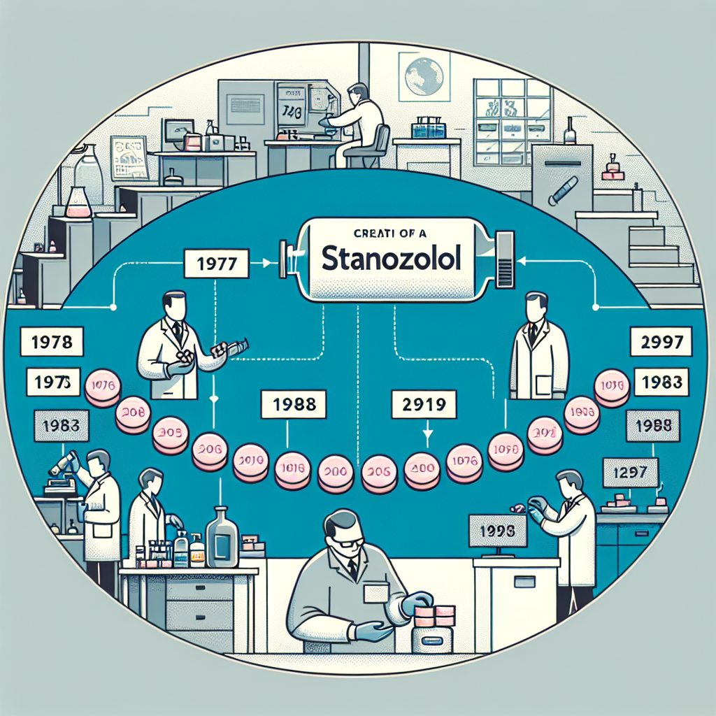 Who created stanozololo compresse and when?